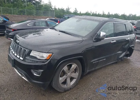 2014 Jeep Grand Cherokee Overland z USA, uszkodzony, nr VIN 1C4RJFCTXEC182339